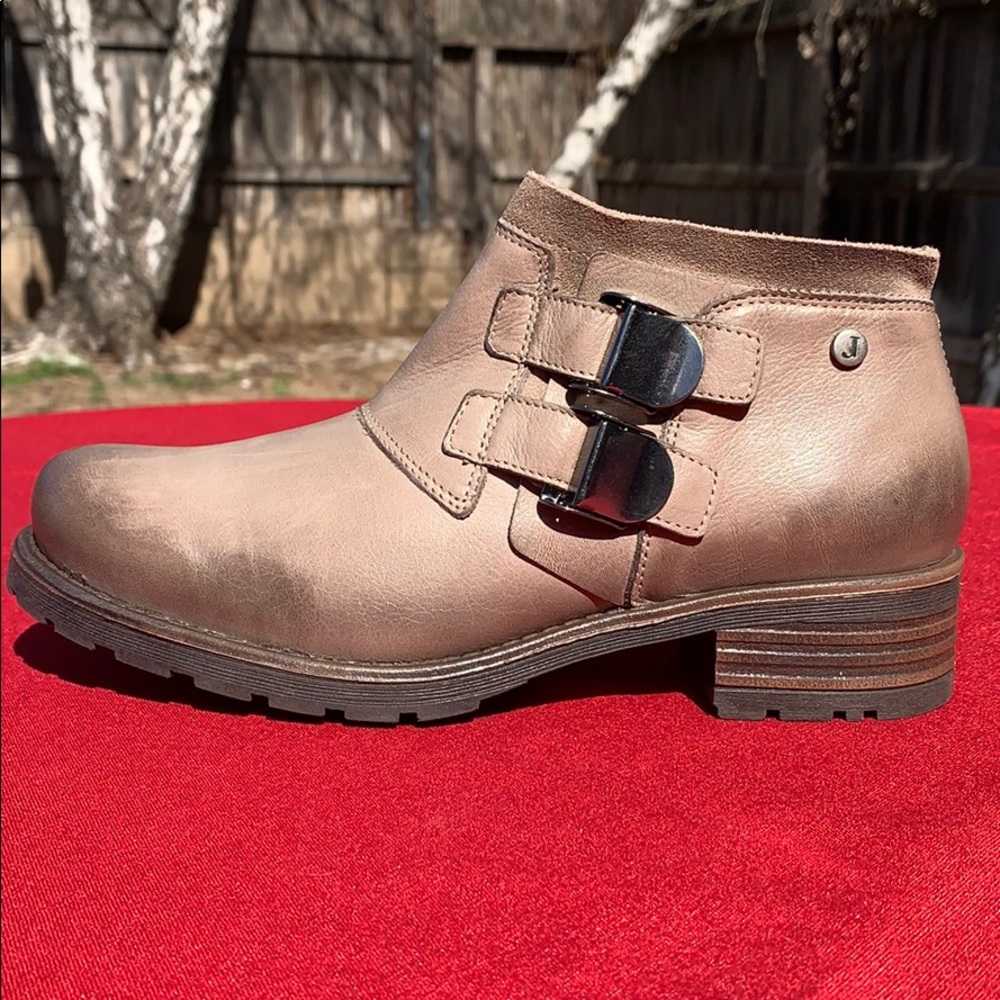 Jafa 401 Burlap Ankle Boots Size 38 - Picture 4 of 10